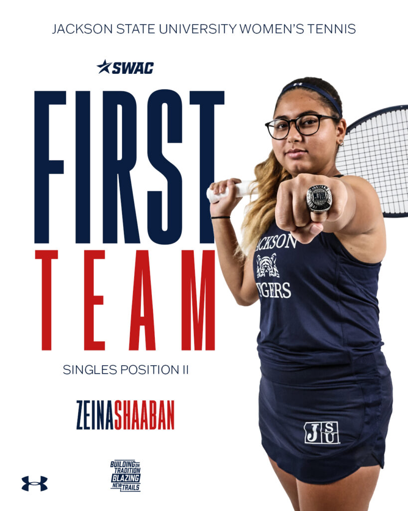 Jackson State athlete first-team honors graphic