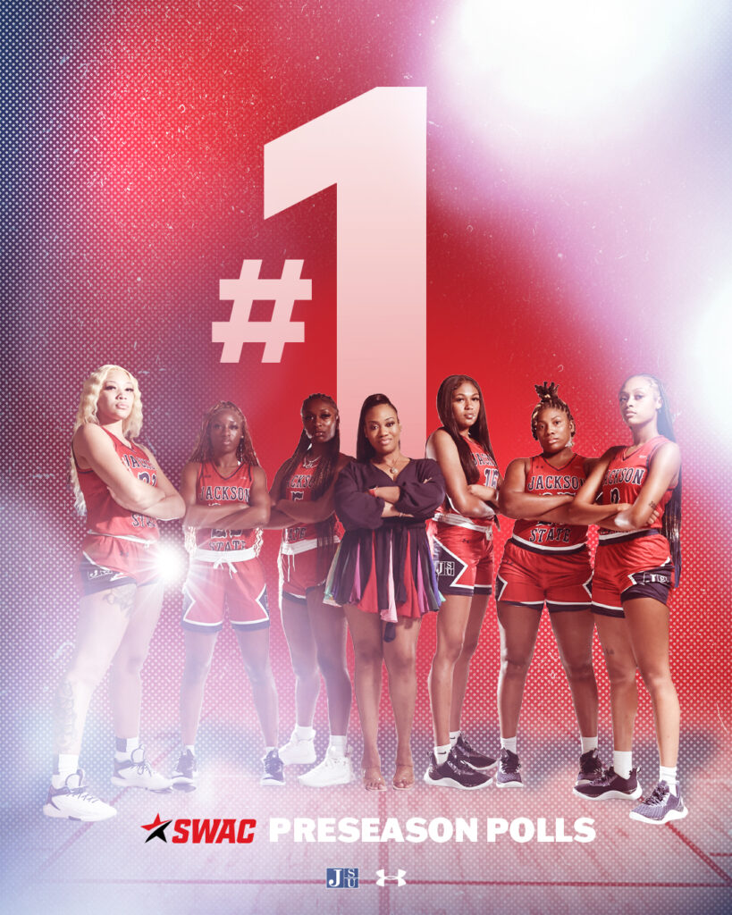 Jackson State number-one ranking graphic
