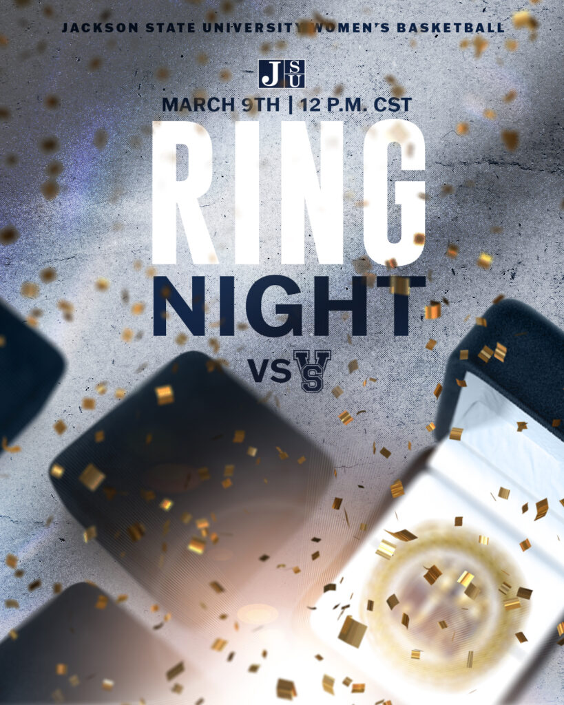 Jackson State ring night event promotion graphic