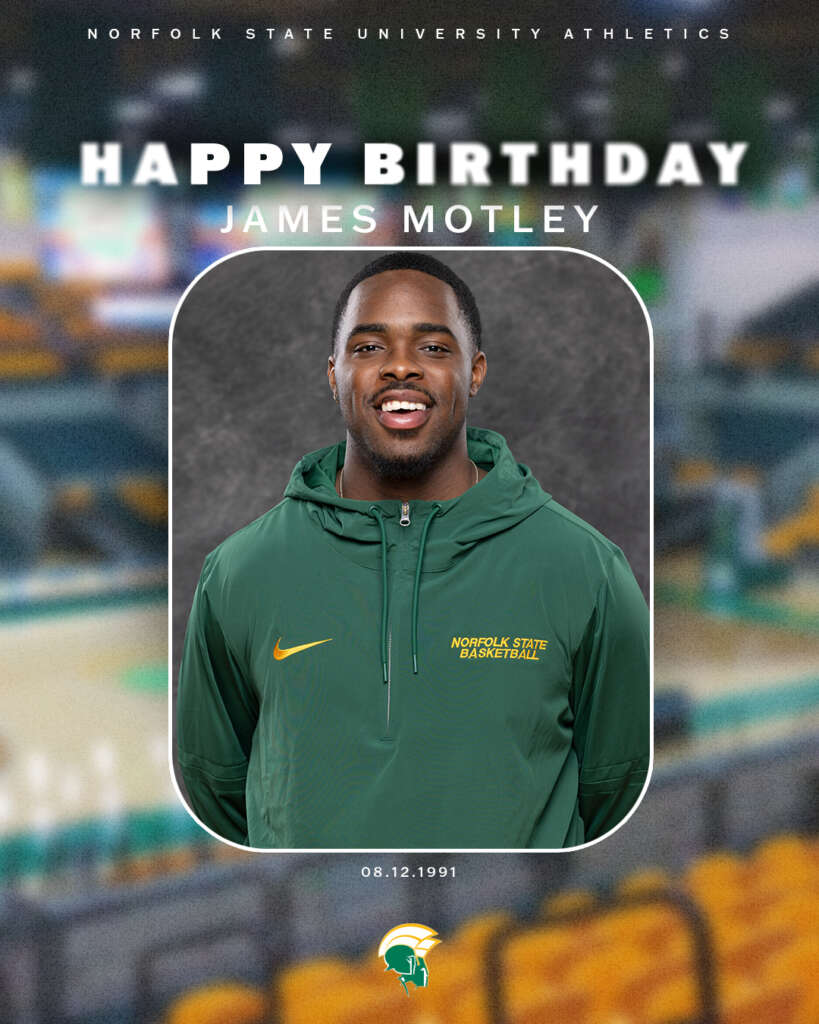 Norfolk State birthday graphic designed by MFNGraphics