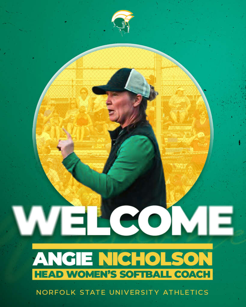Norfolk State 2024 new hire announcement graphic designed by MFNGraphics