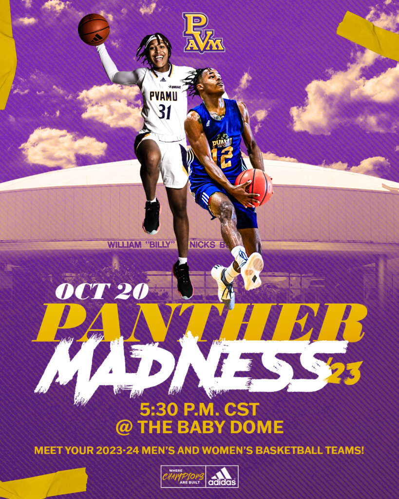 Prairie View A&M Panther Madness event graphic