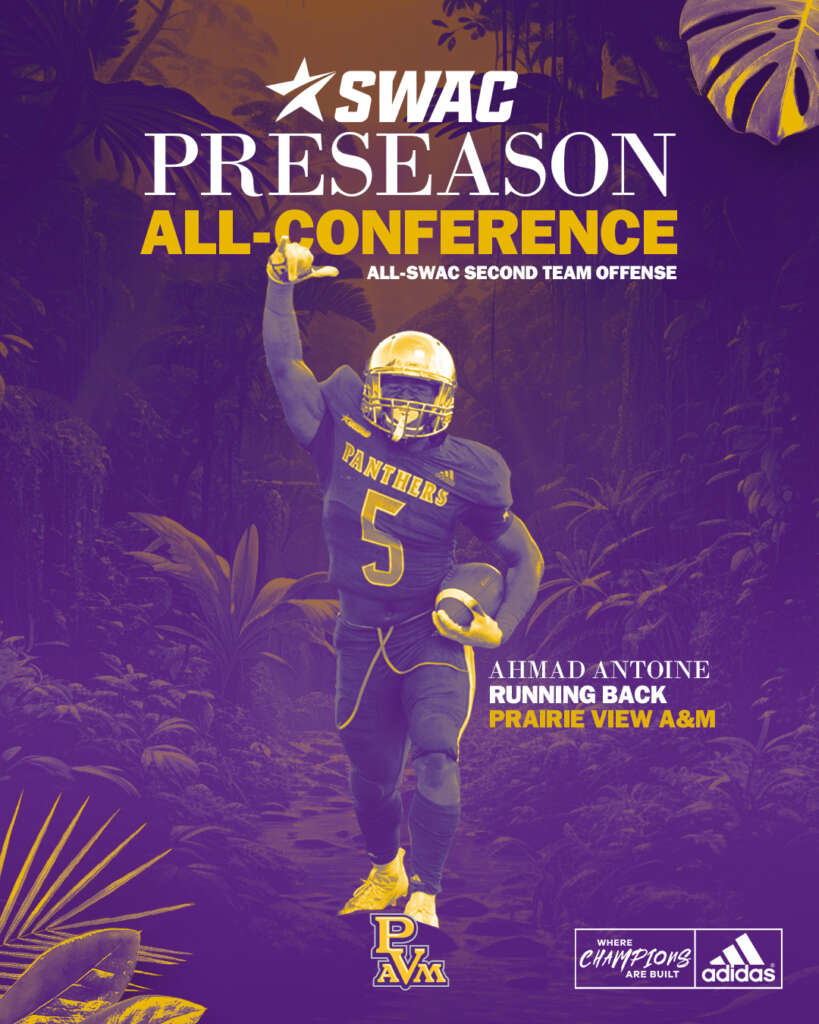 Prairie View A&M preseason all-conference graphic designed by MFNGraphics