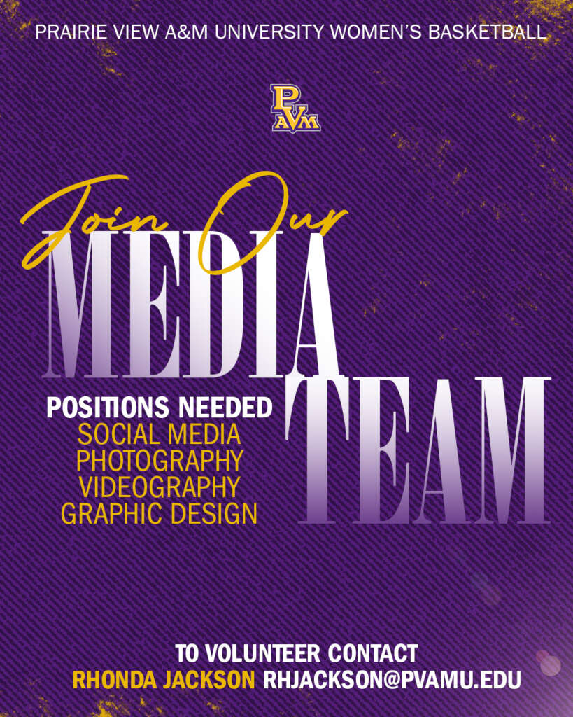 Prairie View A&M social media team graphic designed by MFNGraphics